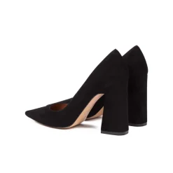 Janie Zapatos de salón de tacón alto en ante negro