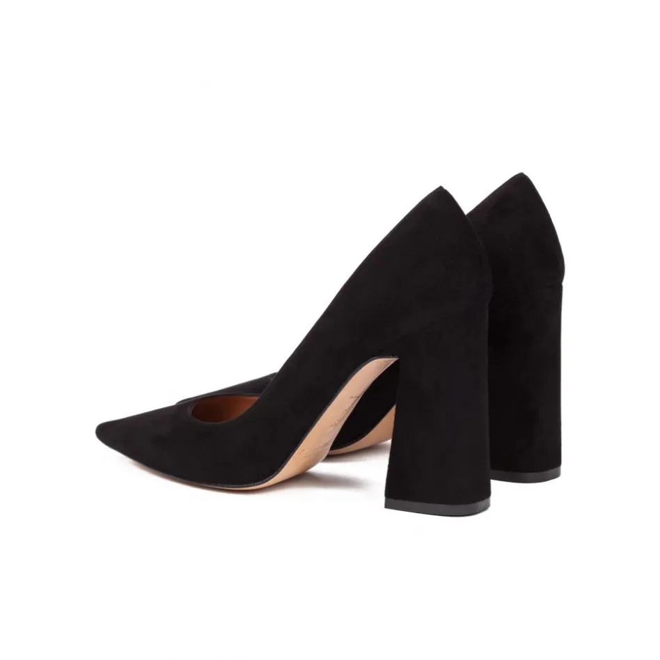 Janie Zapatos de salón de tacón alto en ante negro