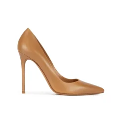 Kameron Zapatos de salón con tacón y punta fina en piel camel