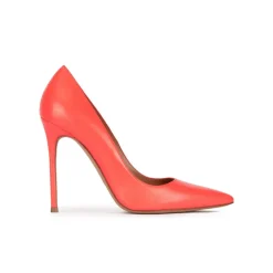 Kameron Zapatos de salón con punta afilada y tacón stiletto en piel coral