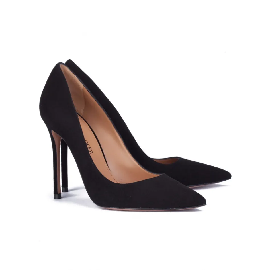 Kameron Zapatos de salón con tacón alto en ante negro